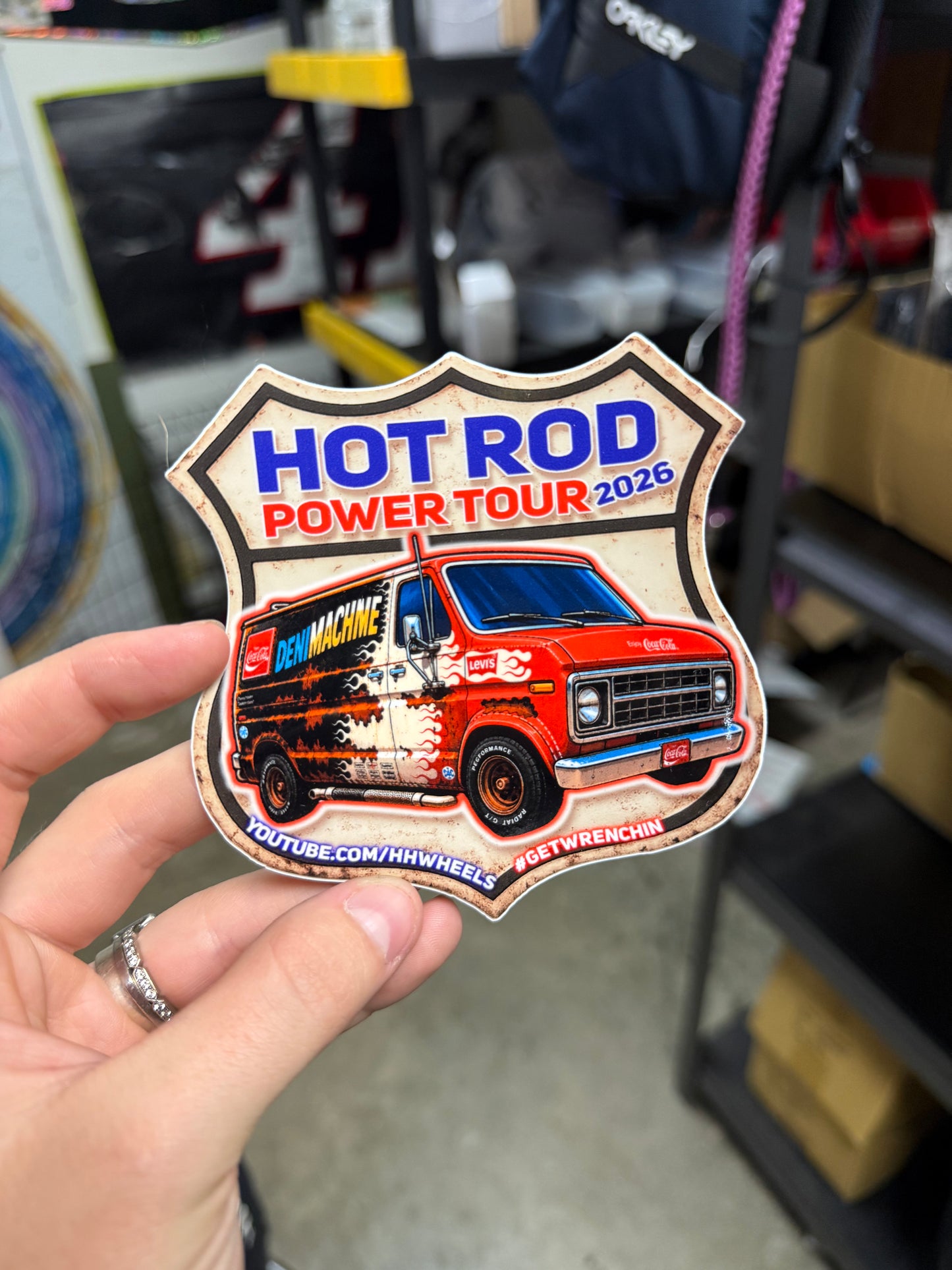 LIMITED DENIMACHINE Power Tour Sticker