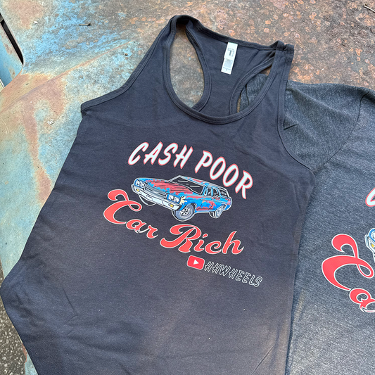 Cash Poor & Car Rich Ladies Tank